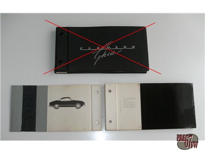 1957 Karmann Ghia lowlight color paint swatch book 1957 Bid