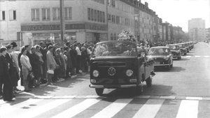 Heinz Nordhoff's funeral procession