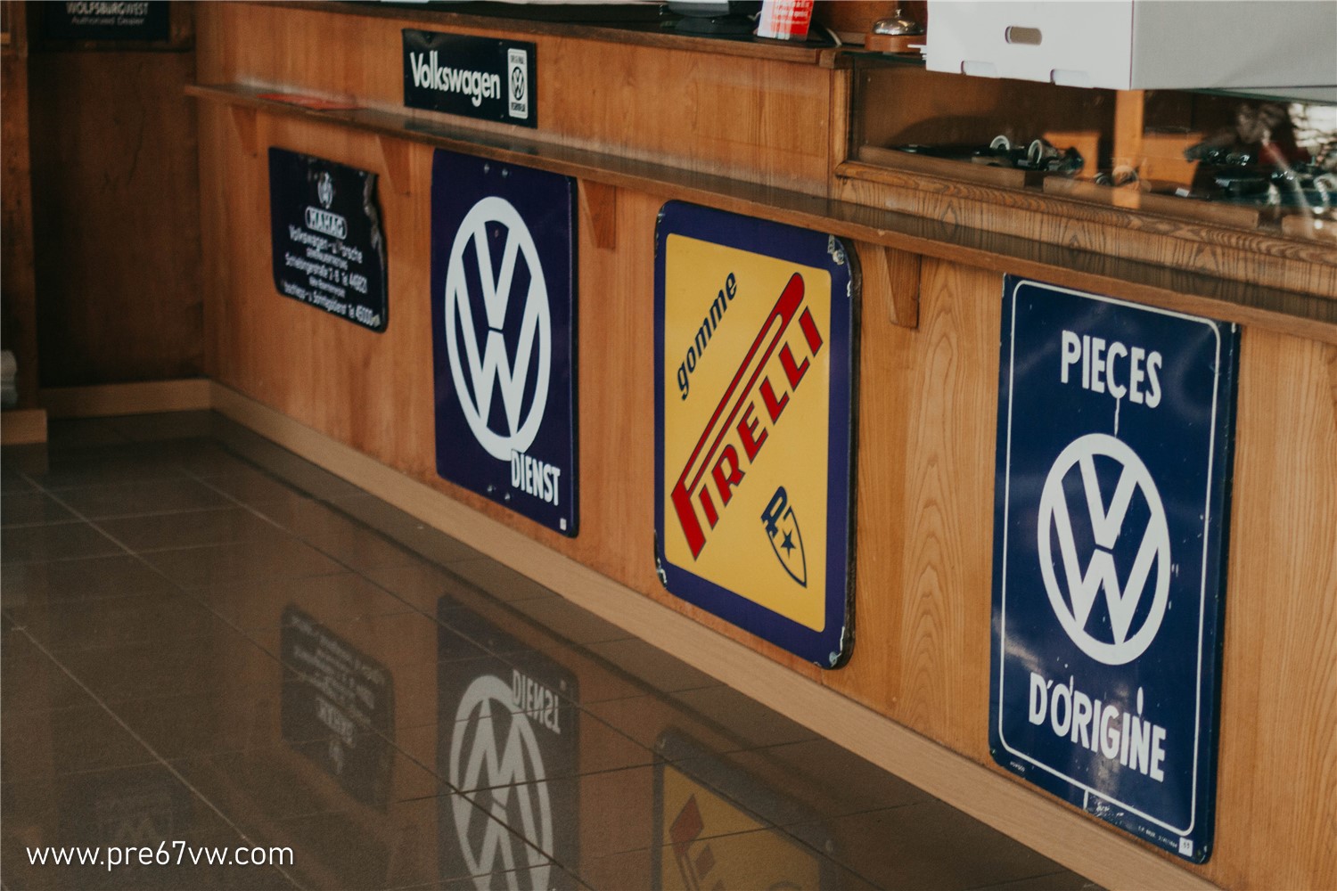 Old VW Signs at BBT Convoy to Hessisch Oldendorf 2022