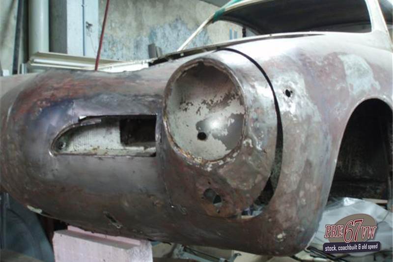 1958 - Lowlight Karmann Front Metal Section - photo 1