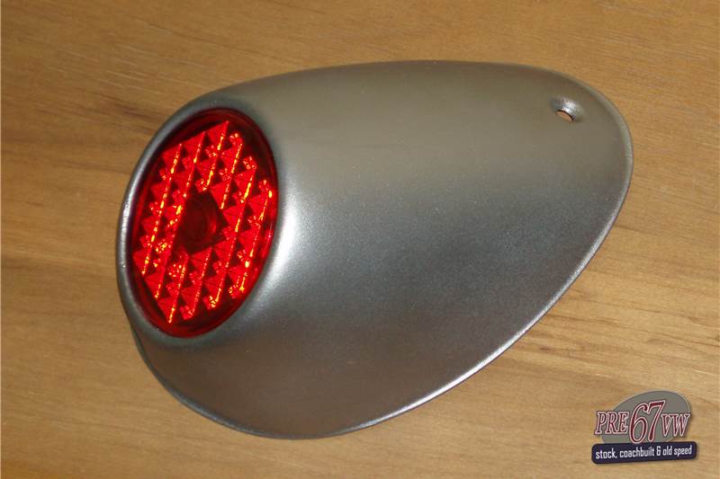 1950 - Set of metal split tail lights