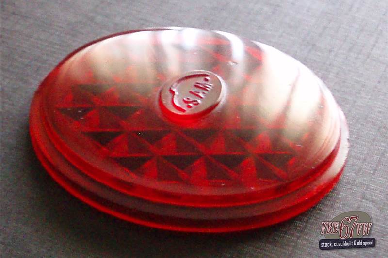 1950 - Set Of Metal Split Tail Lights - photo 1
