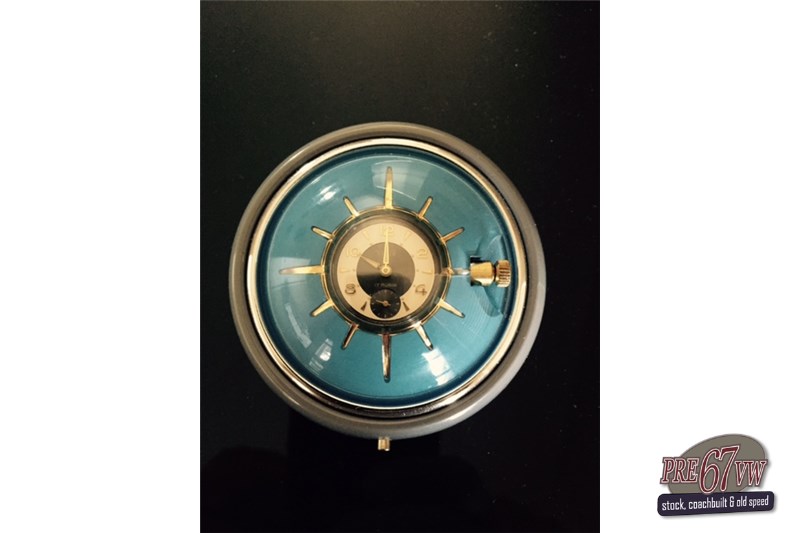 1956 - Kunika Horn Button Clock N.O.S. in original box