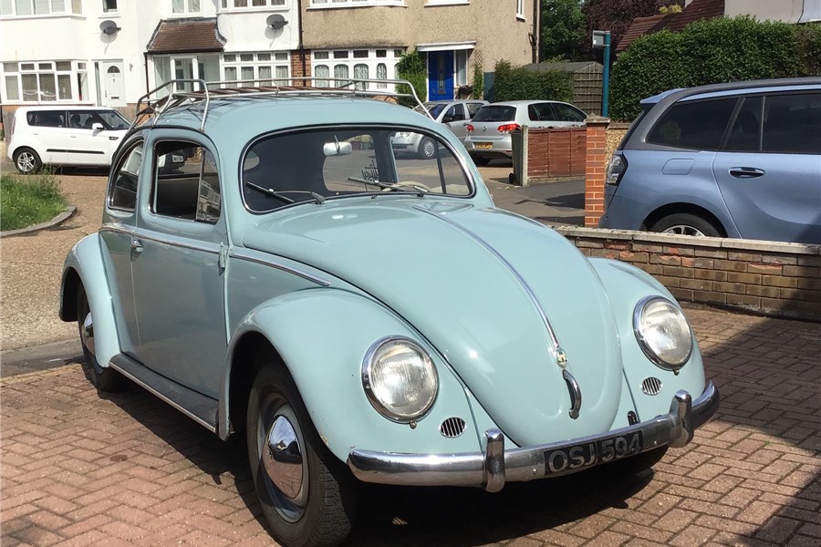 1956 - 1956 VW Beetle Oval Swedish LHD Matching numbers in close to original condition L331 Horizon Blue