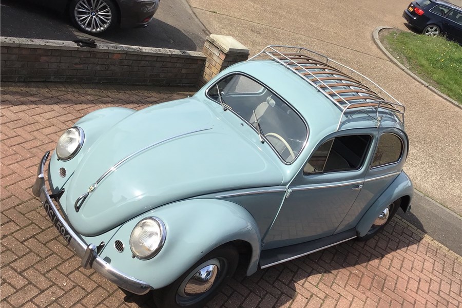 1956 - 1956 VW Beetle Oval Swedish LHD Matching numbers in close to original condition L331 Horizon Blue