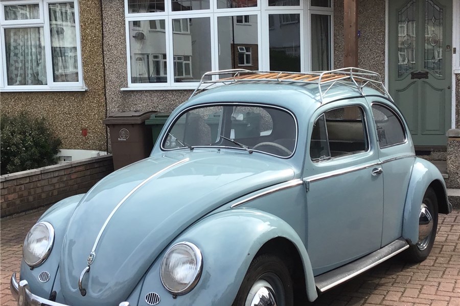 1956 - 1956 VW Beetle Oval Swedish LHD Matching numbers in close to original condition L331 Horizon Blue