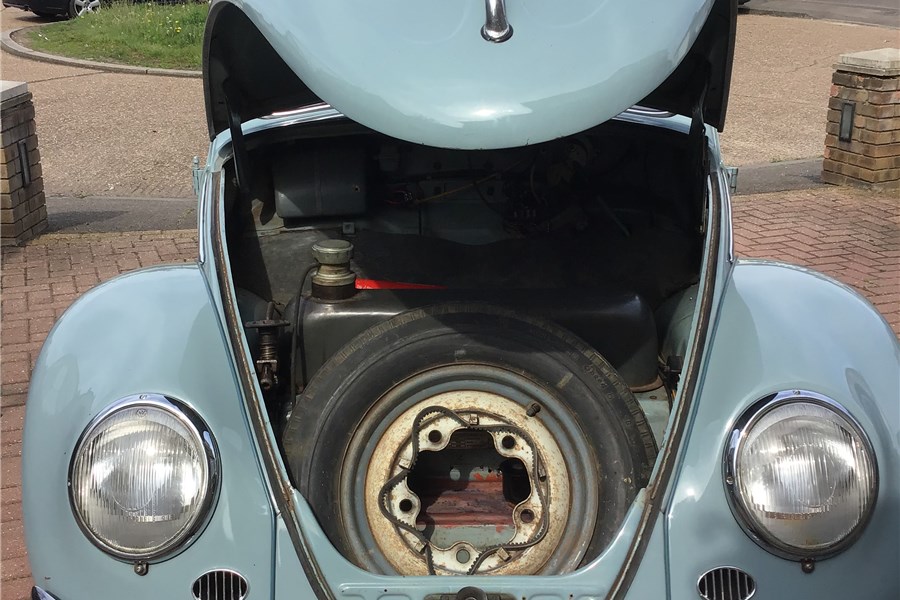 1956 - 1956 VW Beetle Oval Swedish LHD Matching numbers in close to original condition L331 Horizon Blue