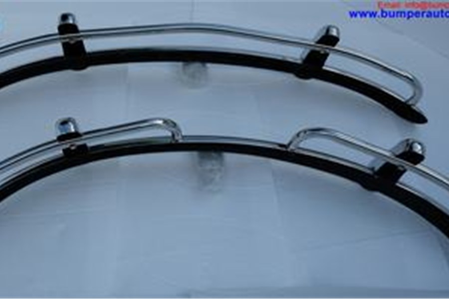 1967 - Volkswagen Beetle Usa Style Bumper (1955-1972) By Stainless Steel  - photo 4