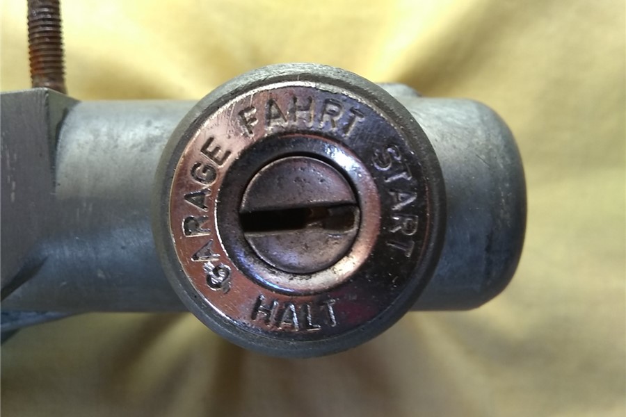 1957 - VW Early Steering Lock And Key - photo 1