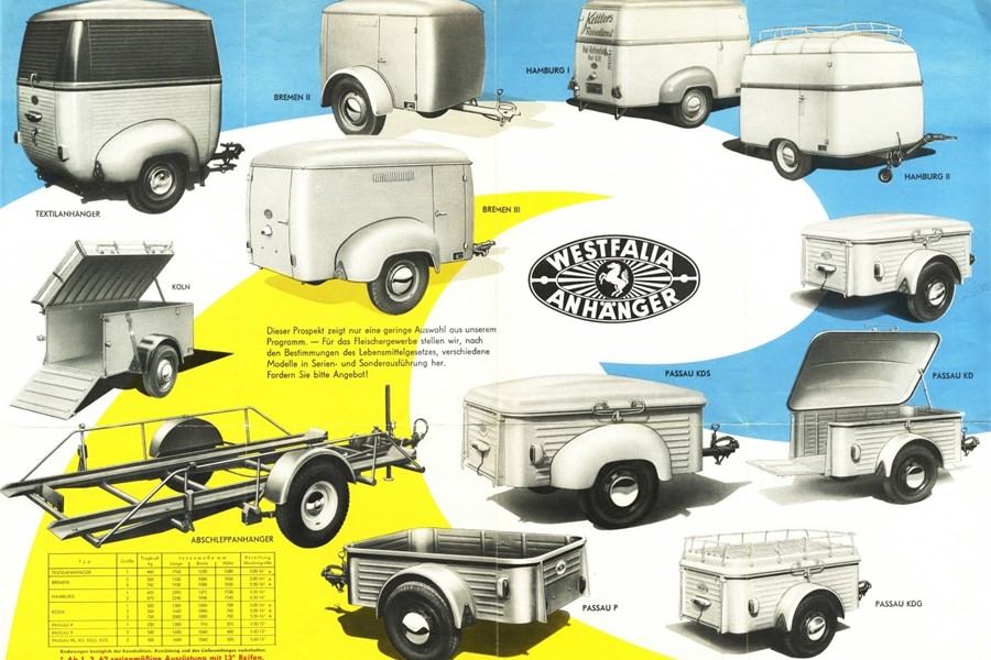 1961 - Westfalia Trailer, Passau P, Trailer - photo 1