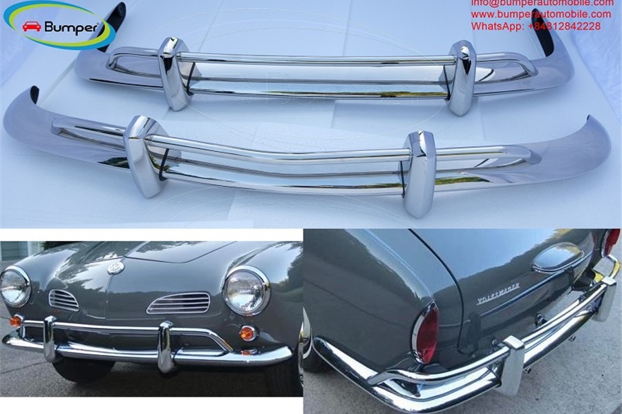 1956 - Bumper Volkswagen Karmann Ghia US type (1955 – 1966) by stainless steel  