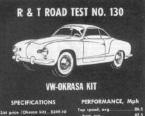 April '57 Road and Track article