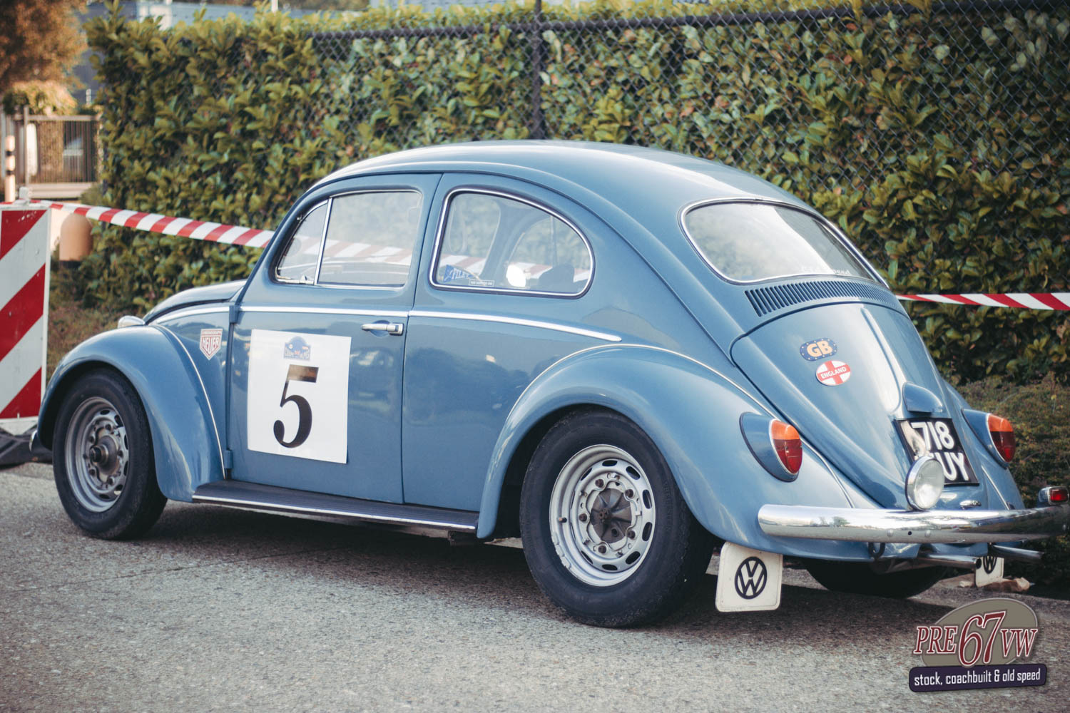 Rally style Beetle at BBT Convoy to Bad Camberg 2019