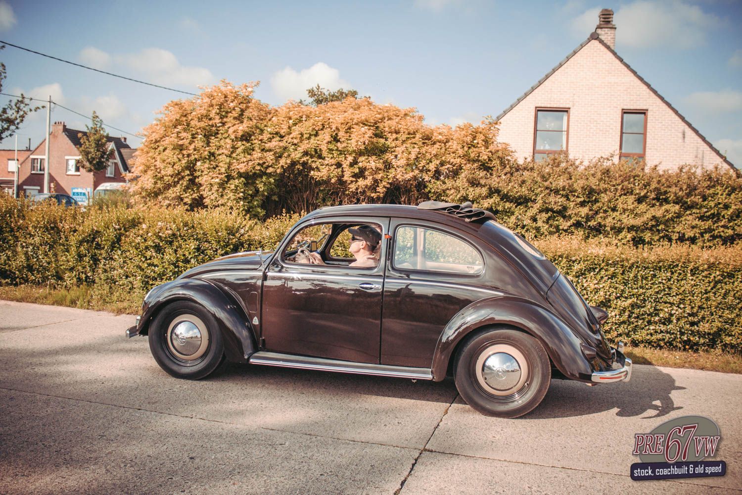 1952 Split Window Sunroof Beetle at BBT Convoy to Bad Camberg 2019