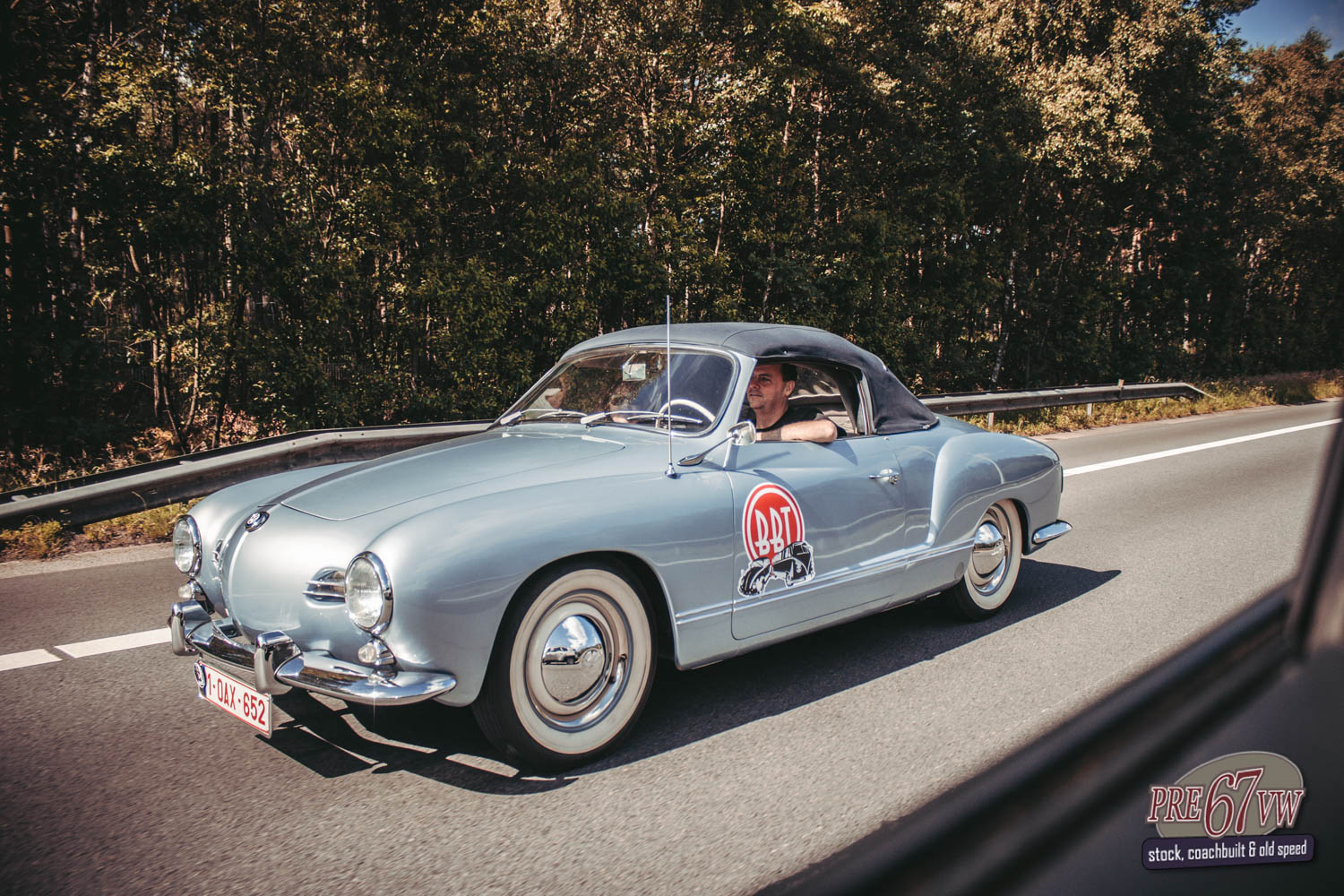 Lowlight Ghia Convertible driving at BBT Convoy to Bad Camberg 2019