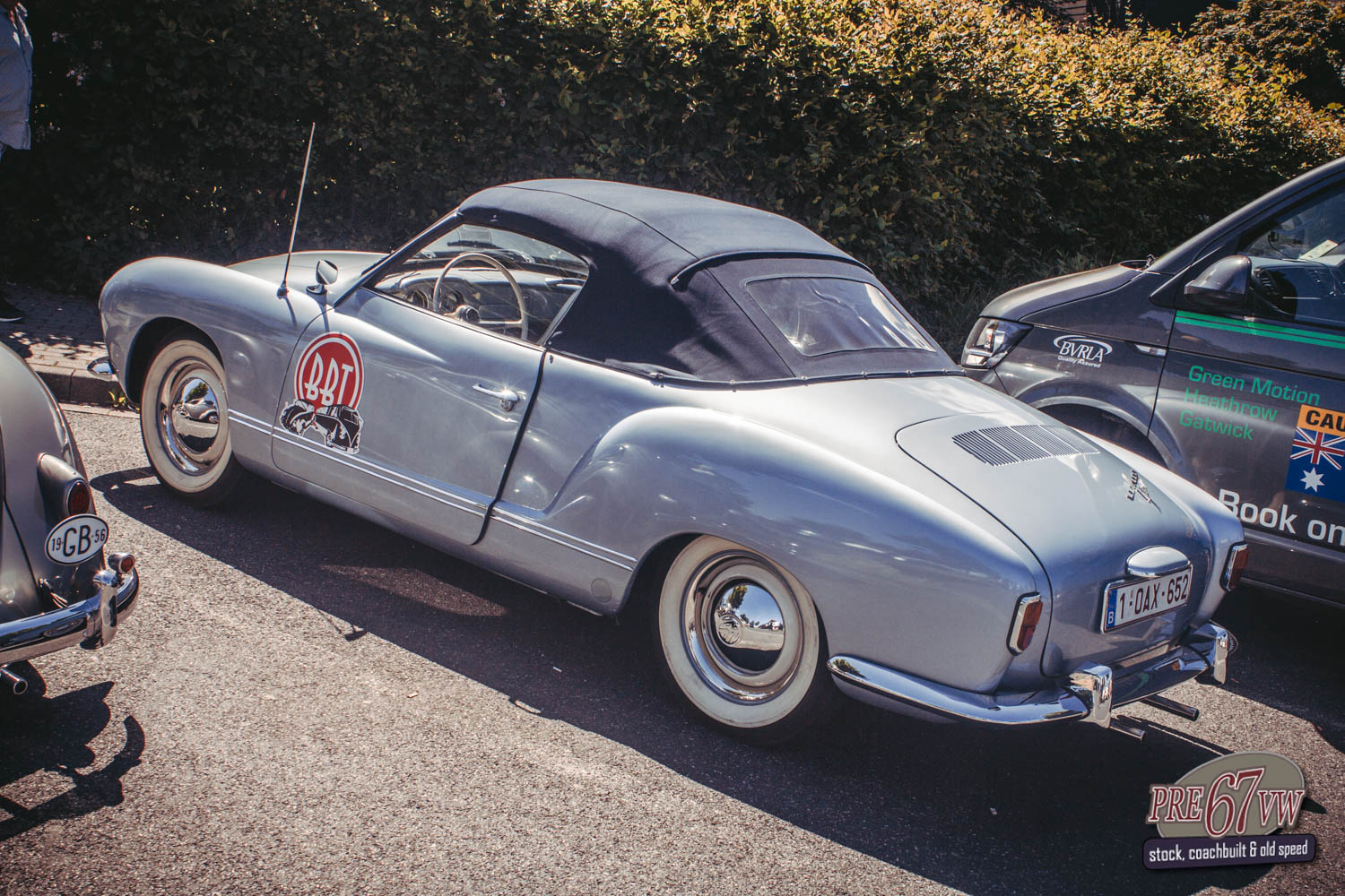 Lowlight Karmann Ghia Convertible at BBT Convoy to Bad Camberg 2019