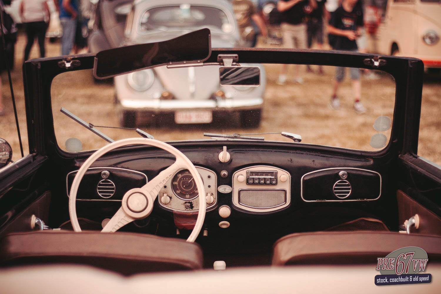 Split window Karmann Cabrio at Bad Camberg 2019