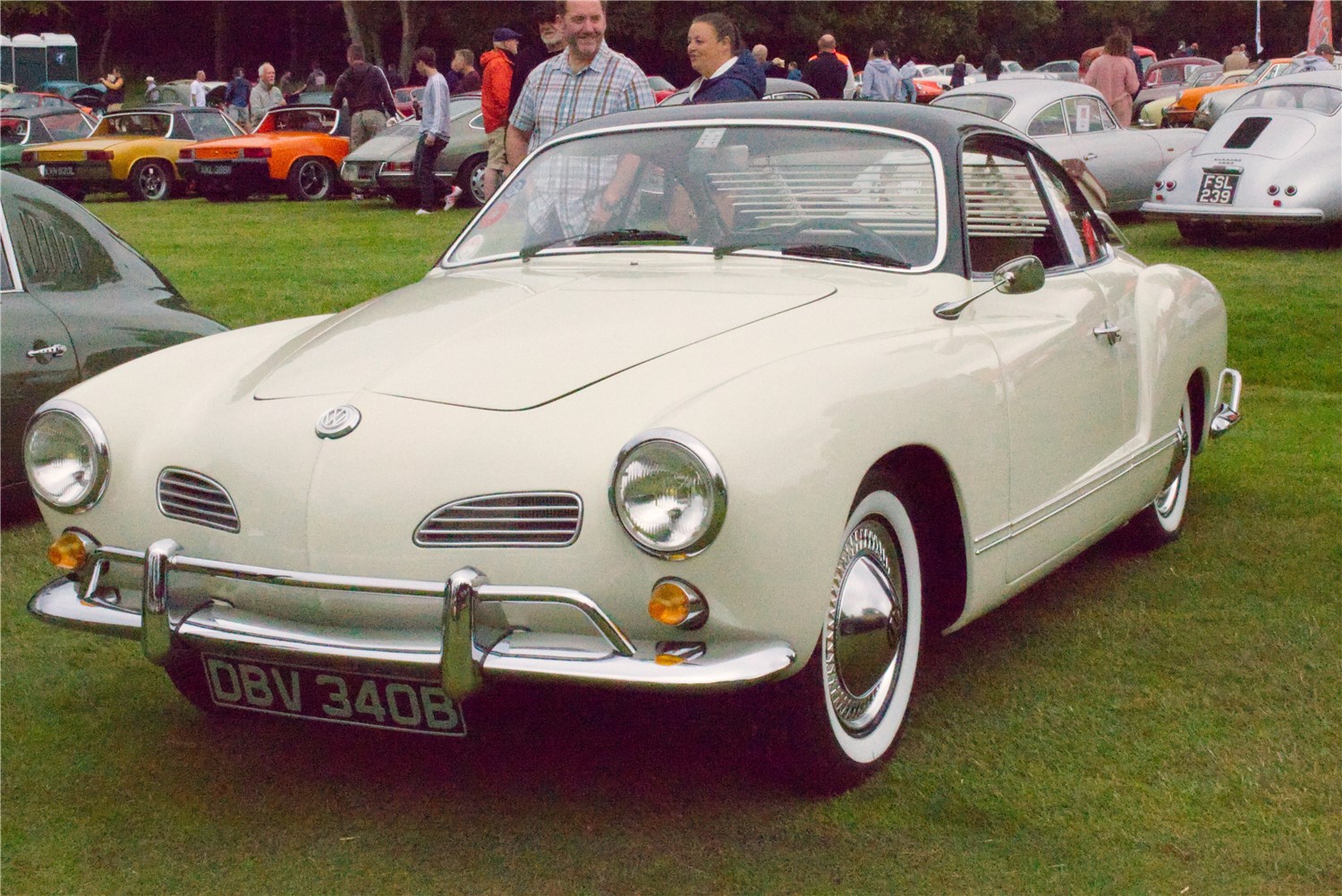 1964 Karmann Ghia at Classics at the Clubhouse - Aircooled Edition