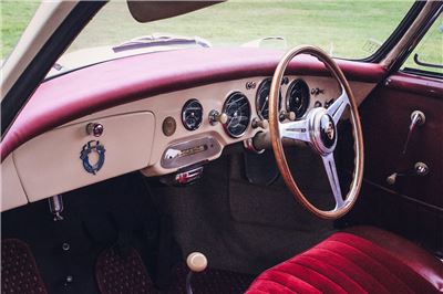 Porsche 356 Interior at Classics at the Clubhouse - Aircooled Edition - IMG_0022.JPG