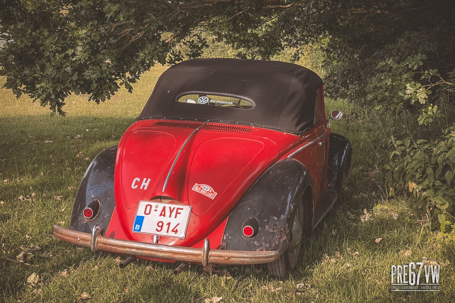 Belgian Hebmuller at Lavenham Vintage VW Meeting 2023