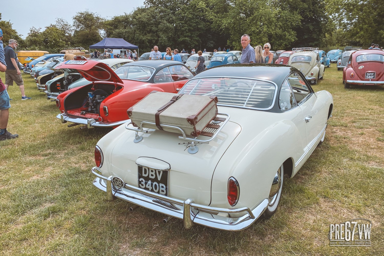 Karmann Ghia at Lavenham Vintage VW Meeting 2023