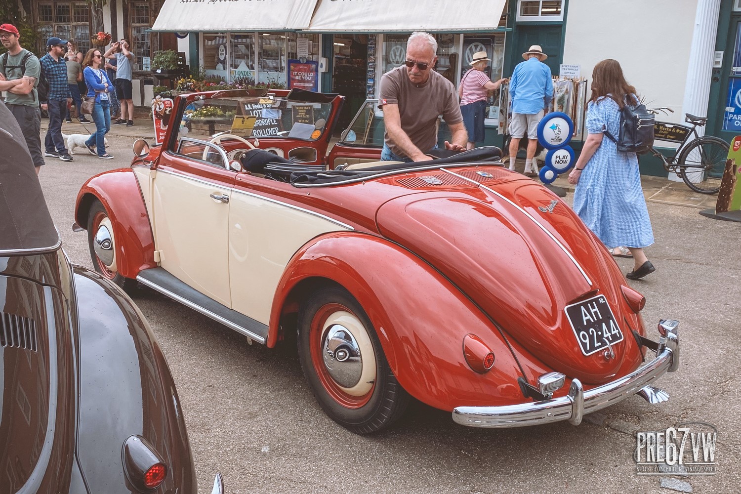Hebmuller from the Netherlands at Lavenham Vintage VW Meeting 2023
