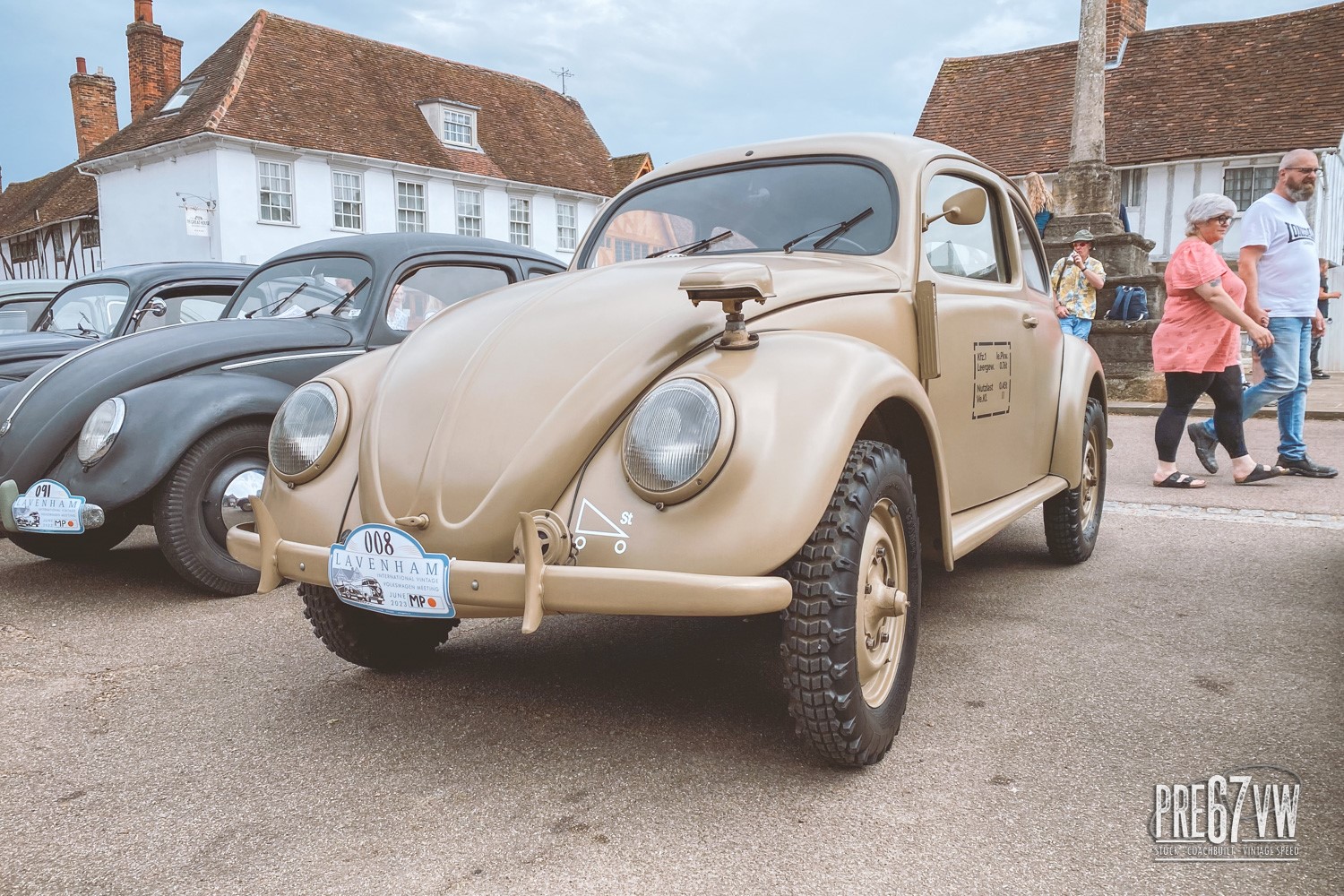 1943 Type 82E Käfer at Lavenham Vintage VW Meeting 2023