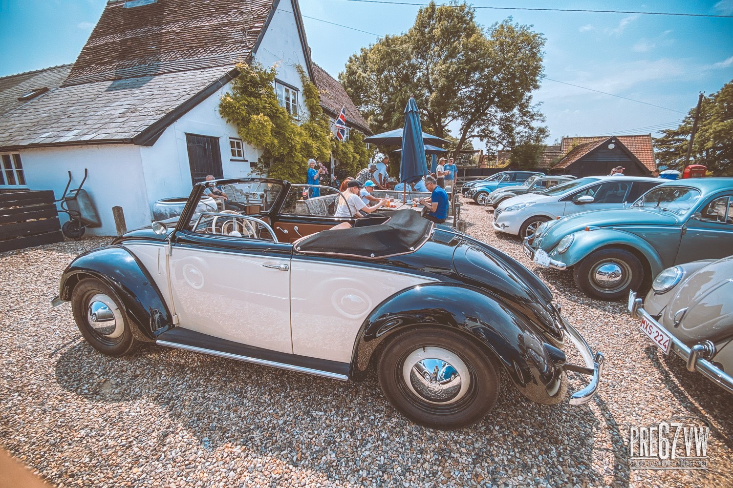 Sunday drive out at Lavenham Vintage VW Meeting 2023