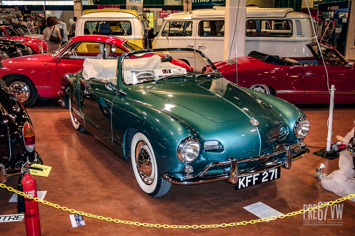 Lowlight Karmann Ghia Convertible at National Volksworld Show 2003