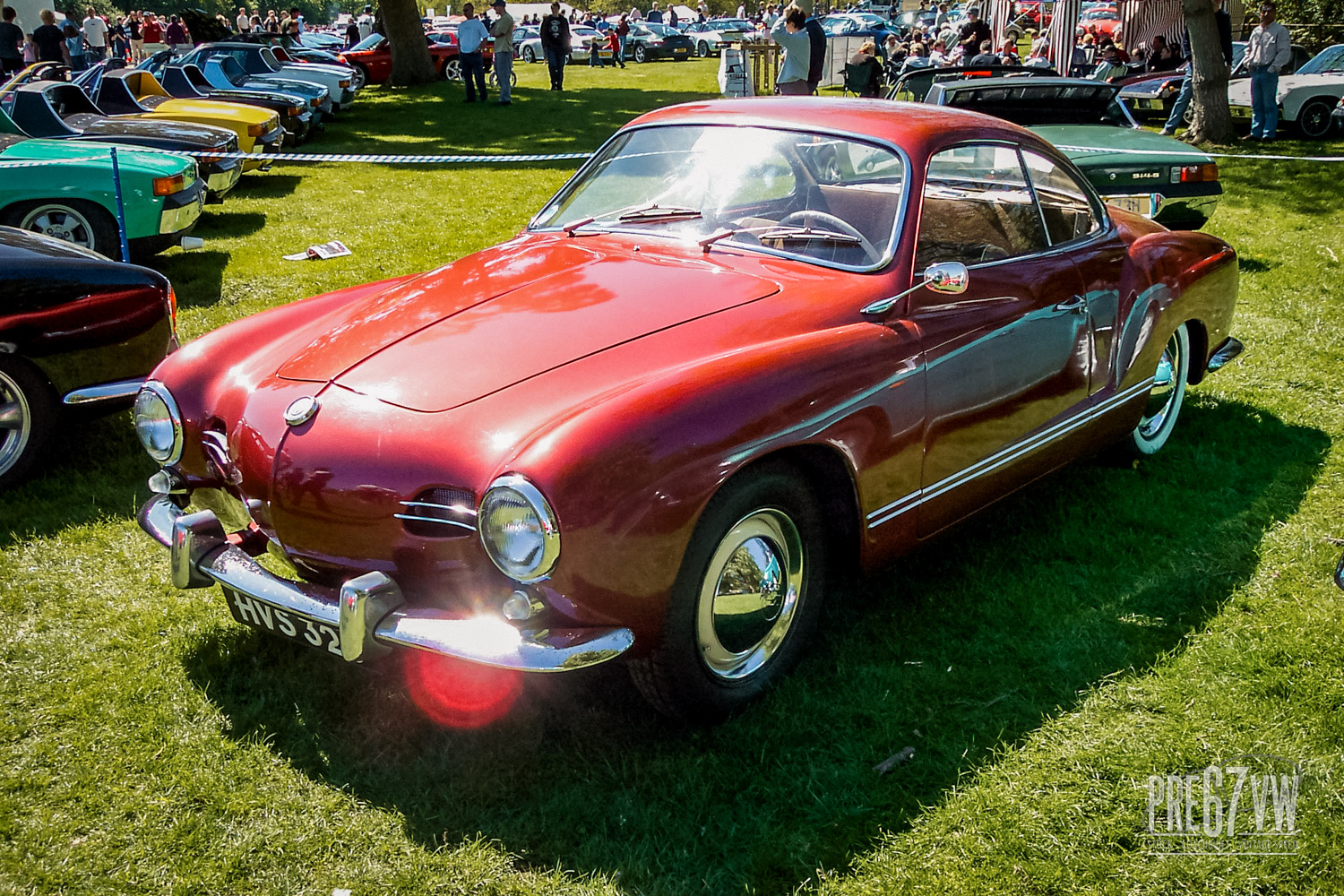 Lowlight Karmann Ghia at Stanford Hall 03
