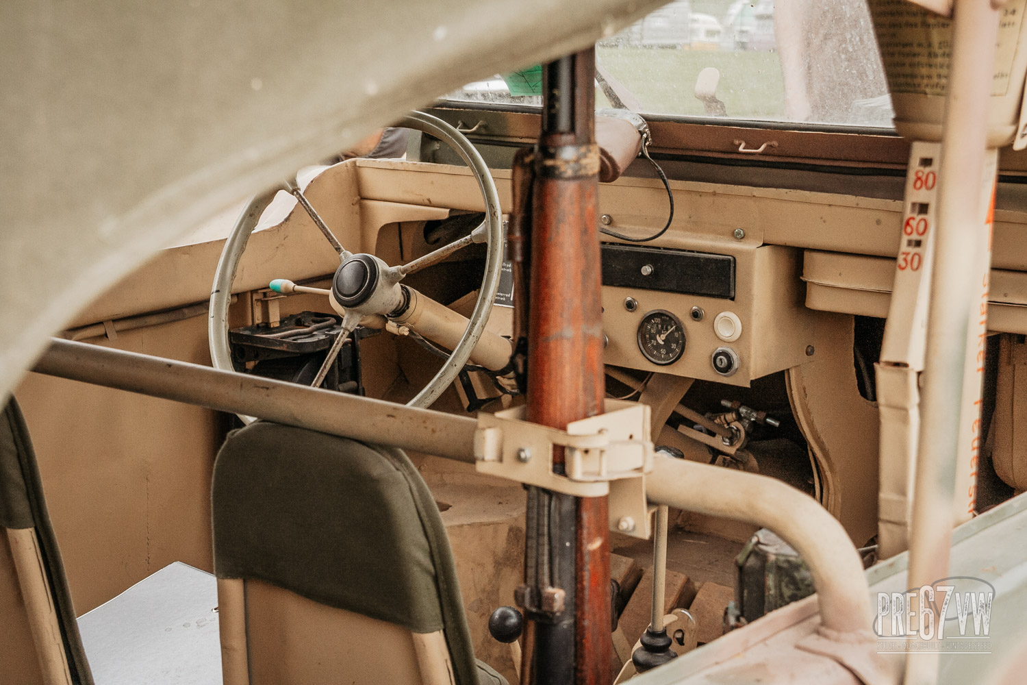 Schwimmwagen Interior at Stanford Hall 08