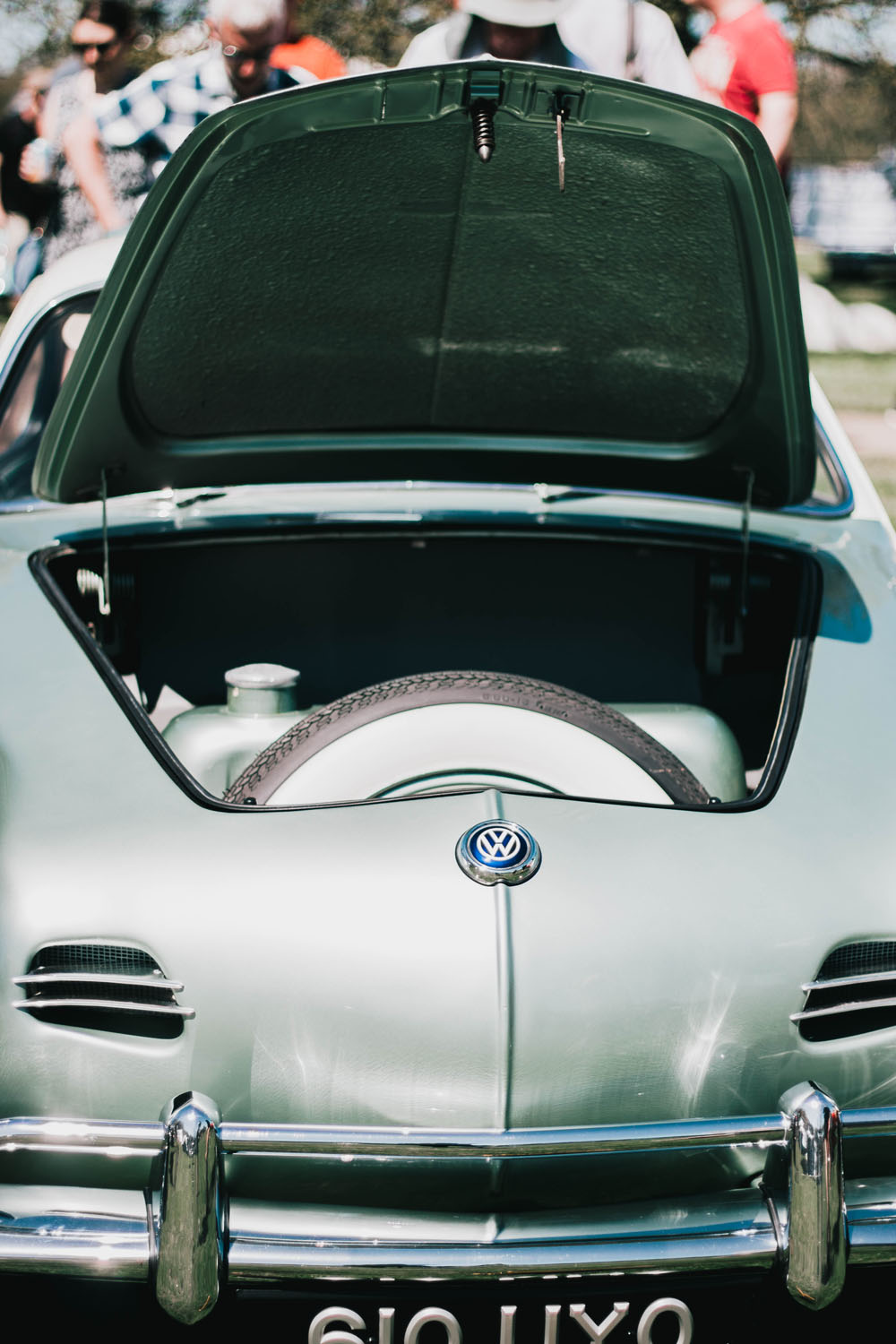 Lowlight Karmann Ghia at Stanford Hall 2018