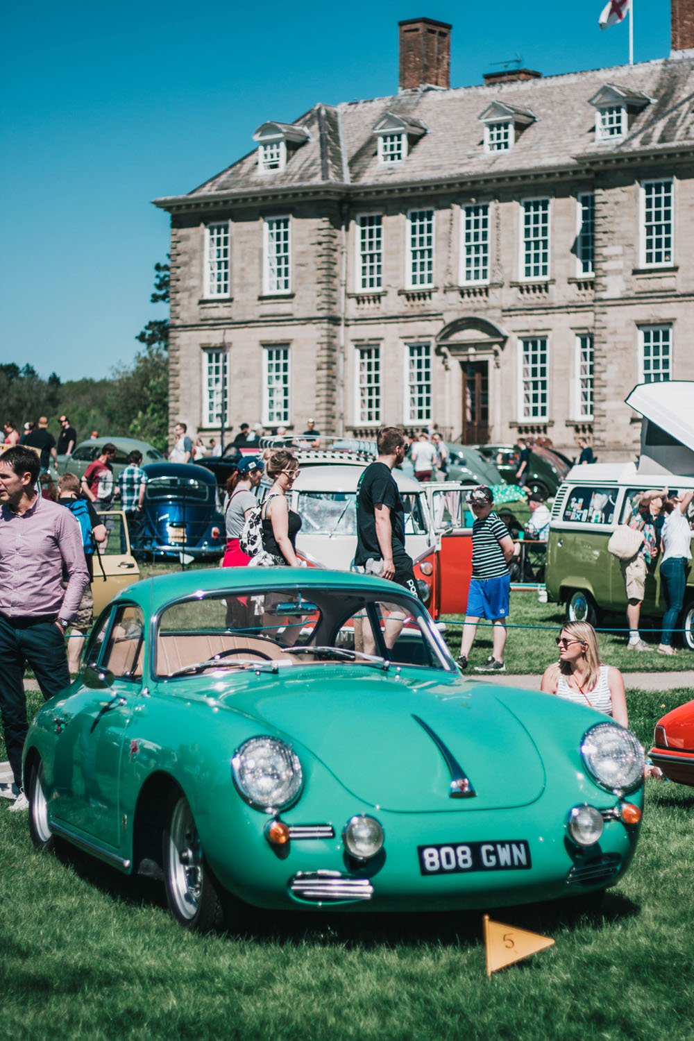 Porsche 356 at Stanford Hall 2018