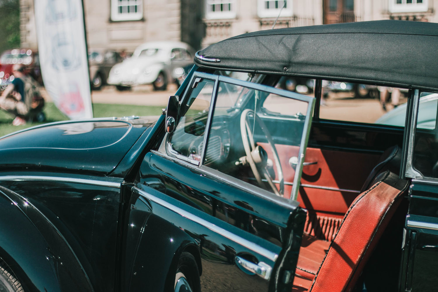 RHD Oval Cabrio at Stanford Hall 2018