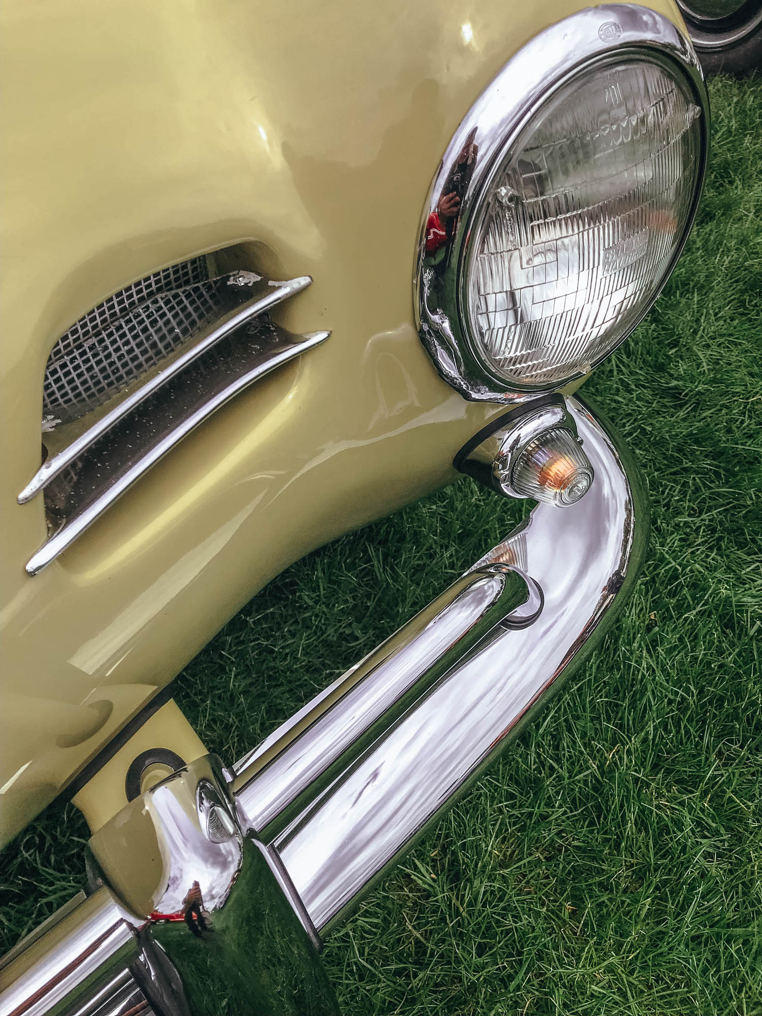 Lowlight Karmann Ghia at Stanford Hall 2019
