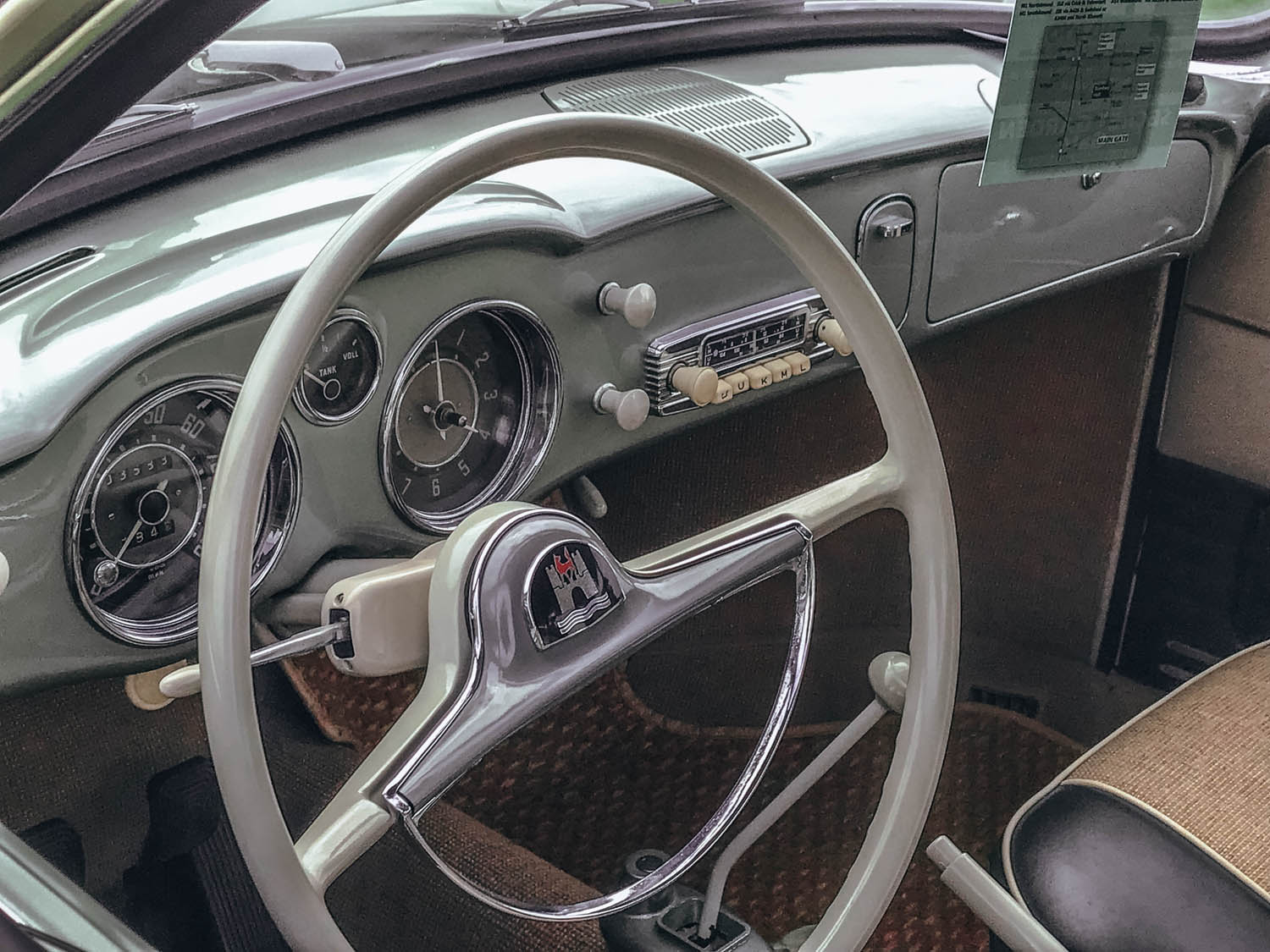 Lowlight Karmann Ghia at Stanford Hall 2019