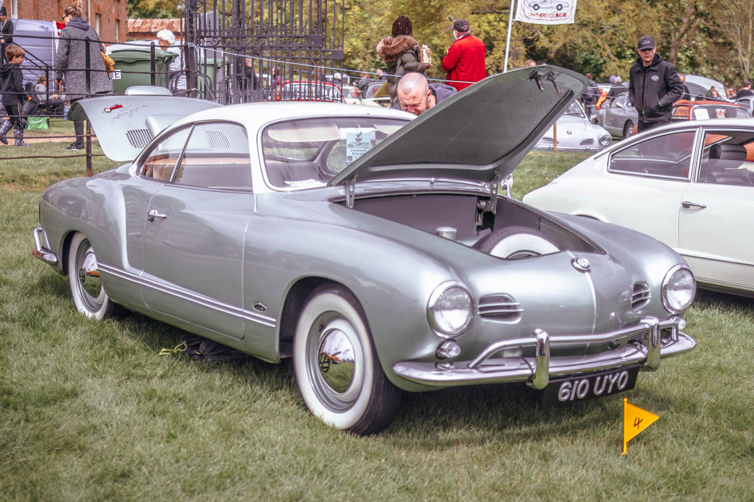 Lowlight Karmann Ghia at Stanford Hall 2019
