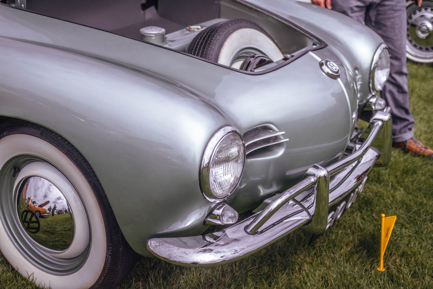 Lowlight Karmann Ghia at Stanford Hall 2019