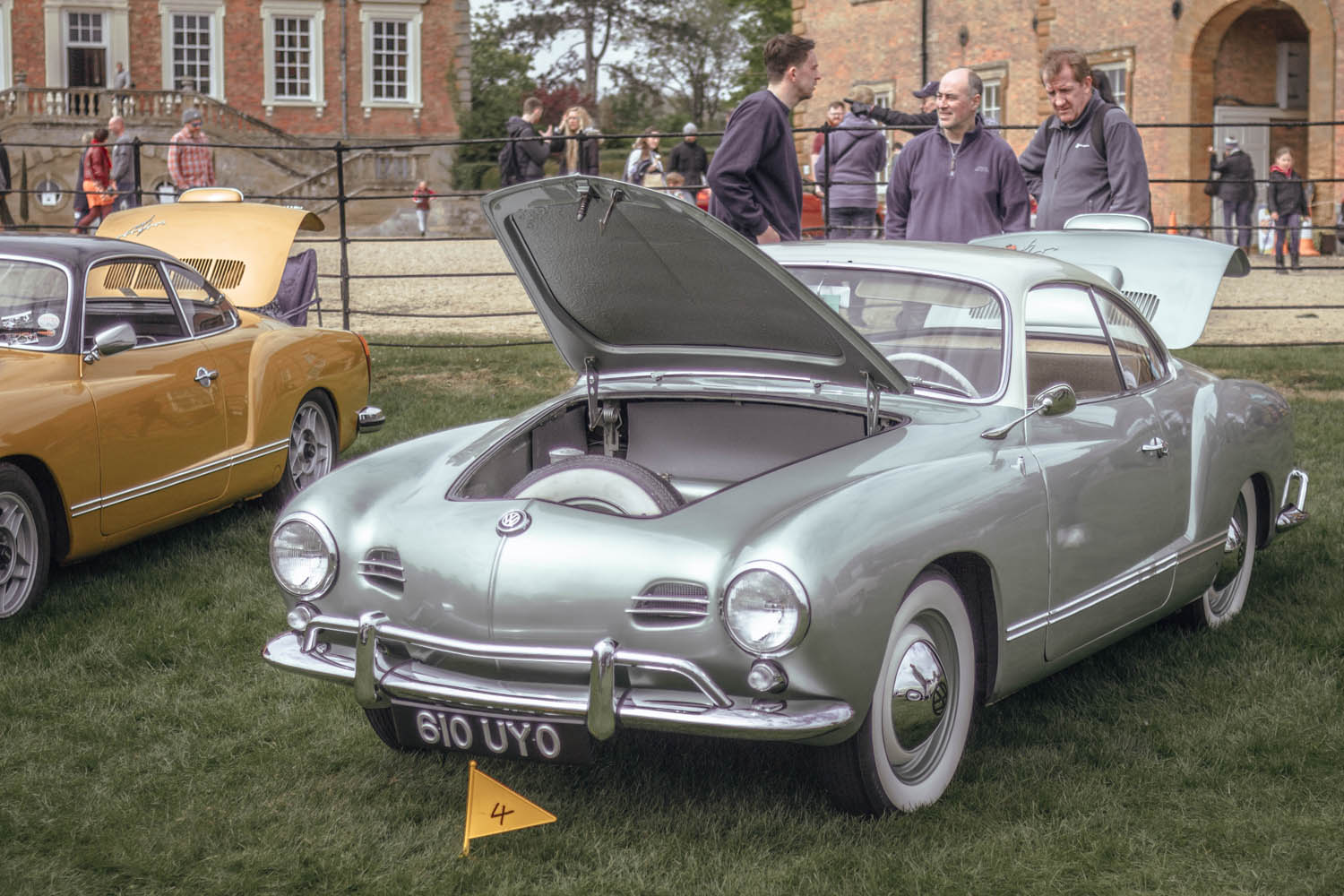 Lowlight Karmann Ghia at Stanford Hall 2019