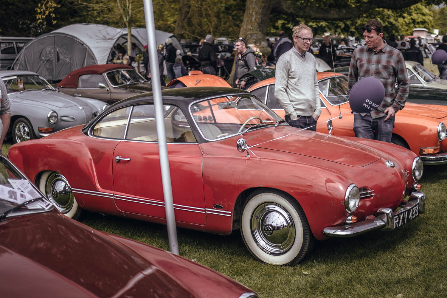 Lowlight Karmann Ghia at Stanford Hall 2019