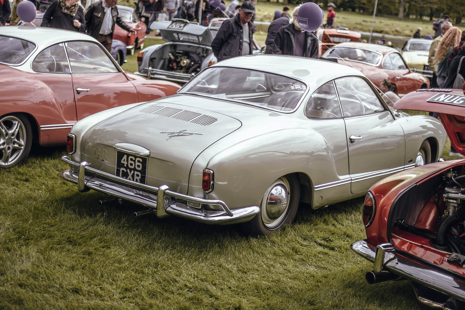 Lowlight Karmann Ghia at Stanford Hall 2019