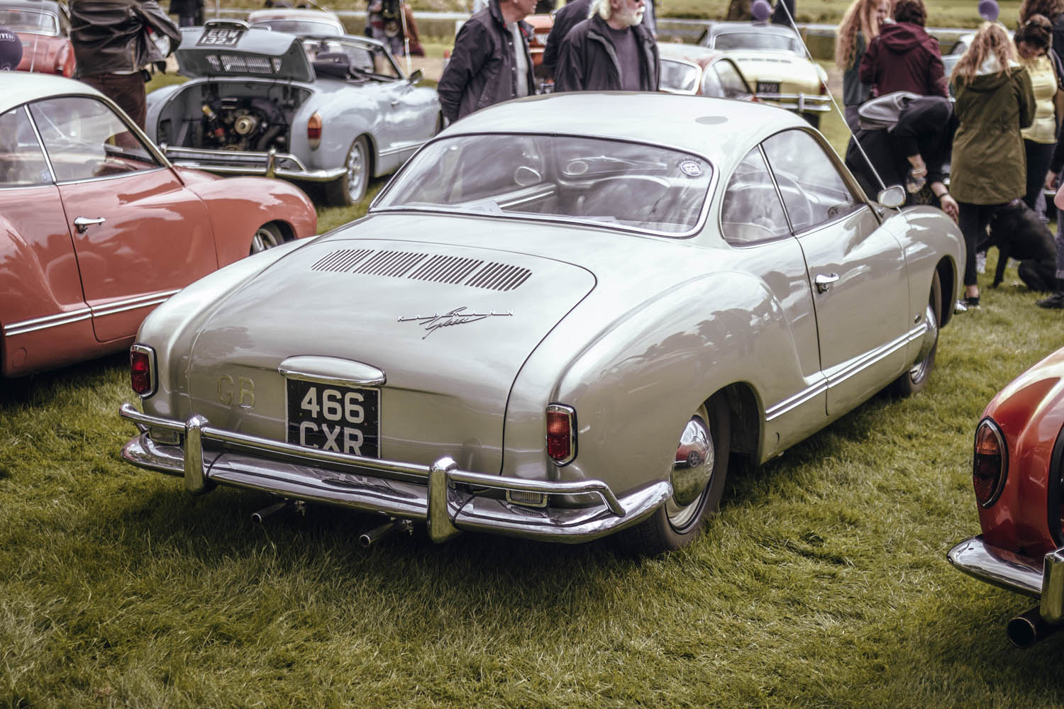 Lowlight Karmann Ghia at Stanford Hall 2019
