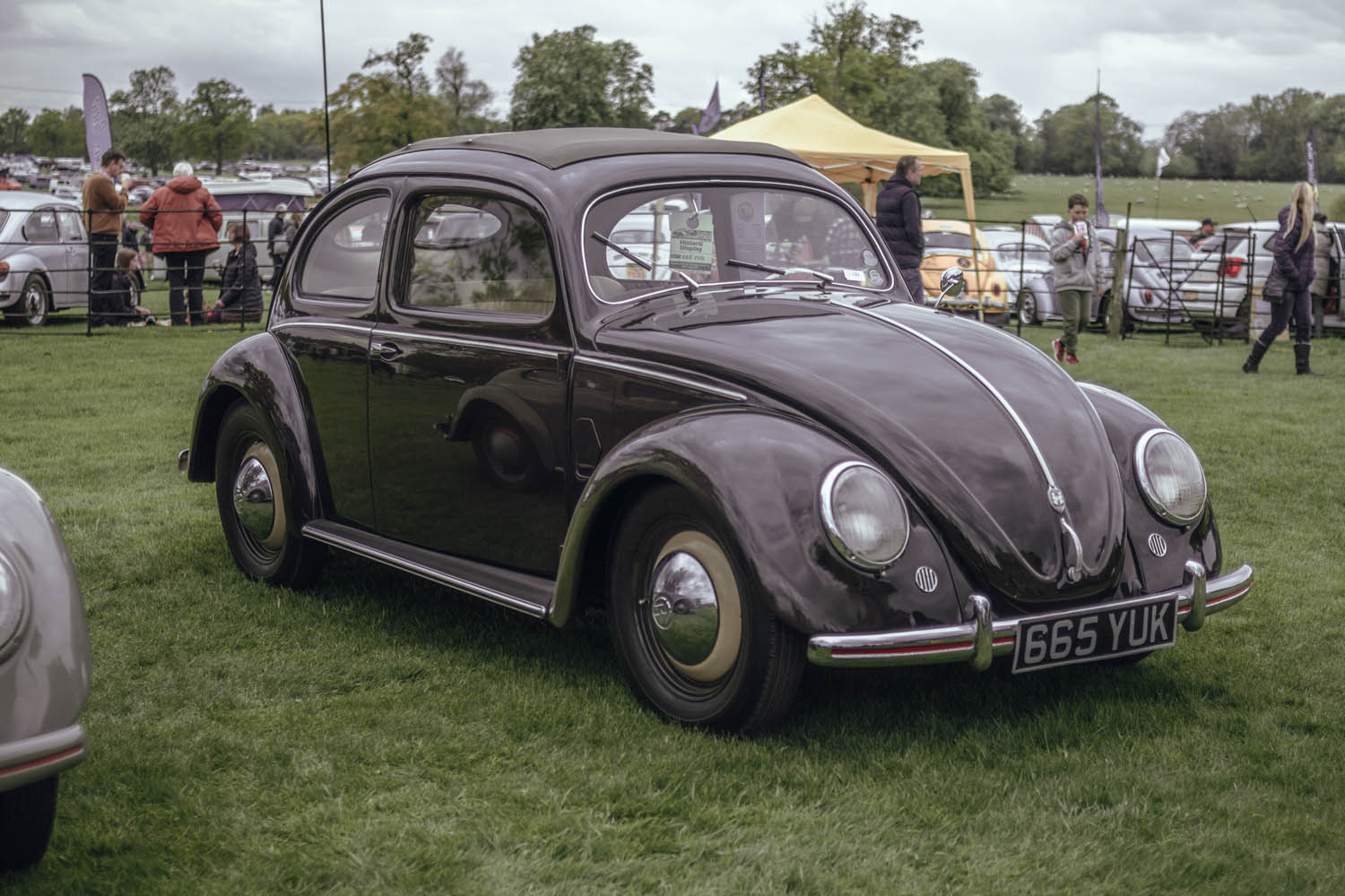 1952 Split Window Sunroof Beetle at Stanford Hall 2019