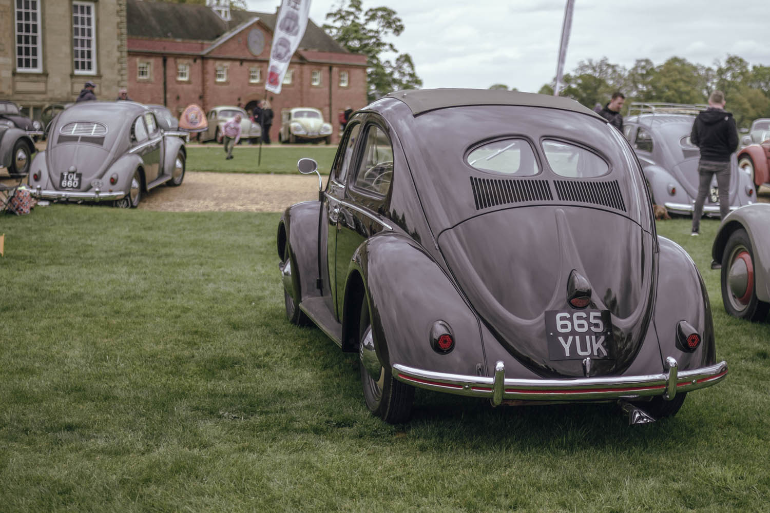 1952 Split Window Sunroof Beetle at Stanford Hall 2019