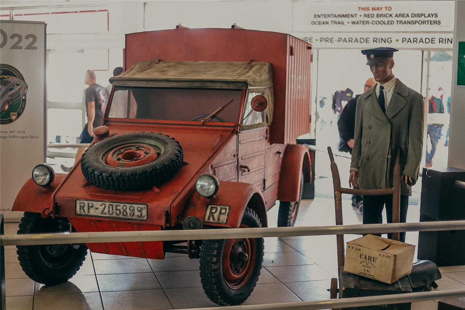 Reichspost Kübelwagen at Volksworld 2022