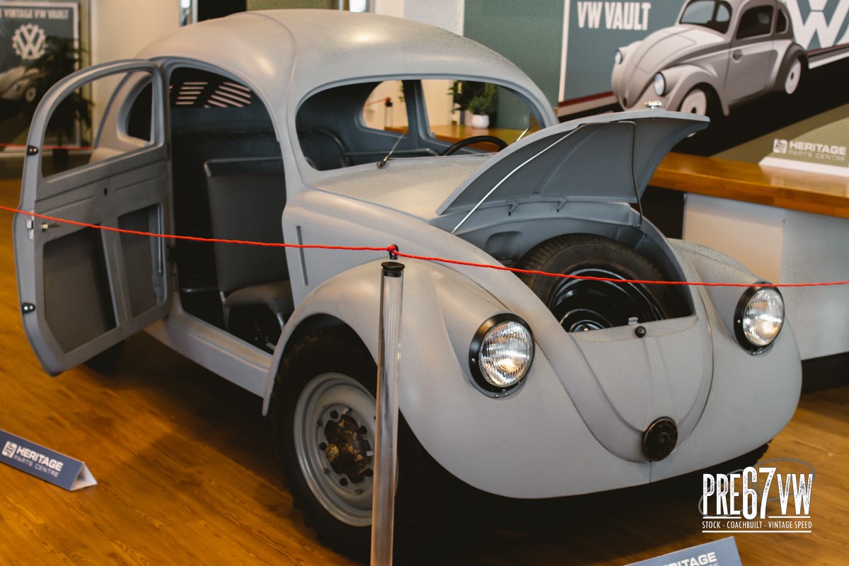 Beetle prototype W30 Front at Volksworld 2023